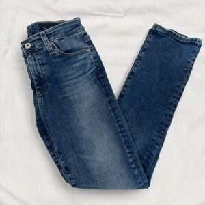 AG Adriano Goldschmied Women's “Mari Crop” High Rise Slim Leg Jeans in Size 24R